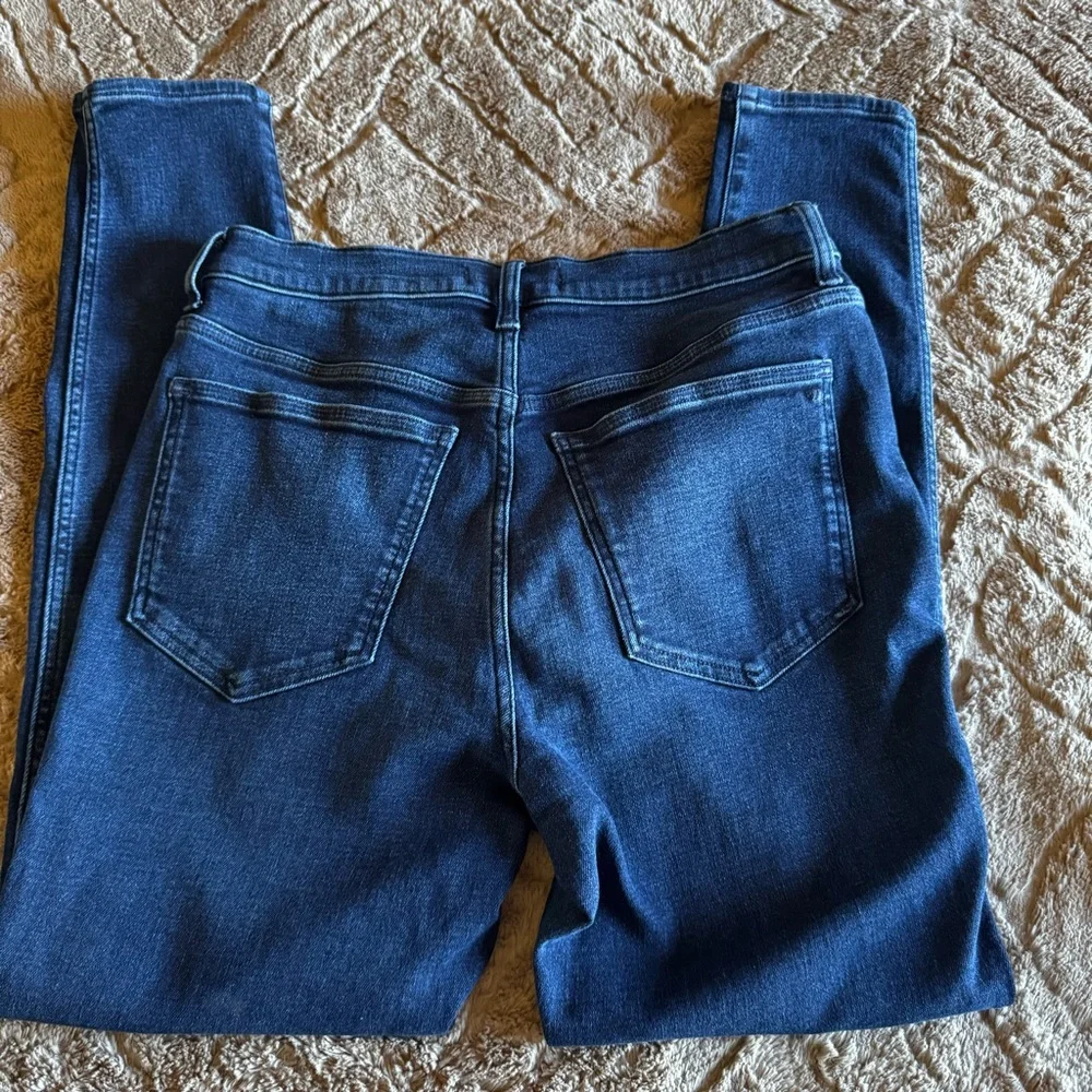Madewell High Rise Dark Blue Jeans